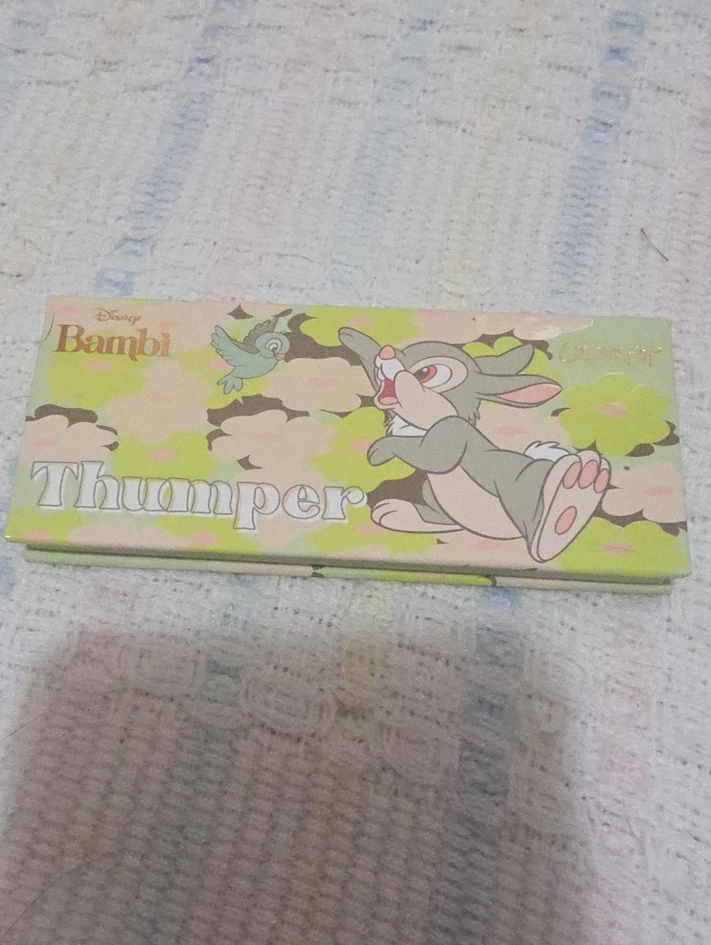 Disney Thumper Cosmetic Palette - Pastel Yellow & Green Camouflage